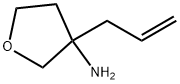 3-allyltetrahydrofuran-3-amine Struktur