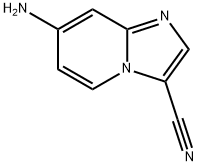 7-aminoimidazo[1,2-a]pyridine-3-carbonitrile Struktur