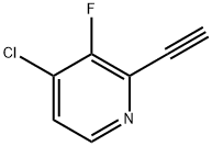 4-Chloro-2-ethynyl-3-fluoropyridine Struktur