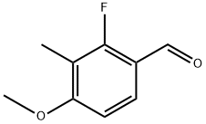 2-Fluoro-4-methoxy-3-methyl-benzaldehyde Struktur