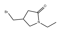 4-(bromomethyl)-1-ethylpyrrolidin-2-one Struktur