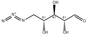 D-Ribose, 5-azido-5-deoxy- Struktur