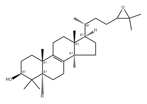 24,25-oxidolanosterol Struktur