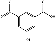 Benzoic acid, 3-nitro-, potassium salt (1:1) Struktur