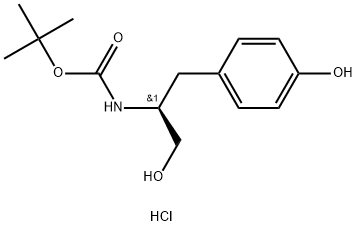 Boc-L-Tyr-ol hydrochloride Struktur