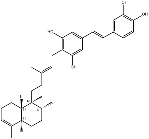 Denticulatain B Struktur