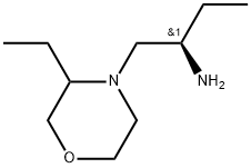 4-Morpholineethanamine, α,3-diethyl-, (αR)- Struktur