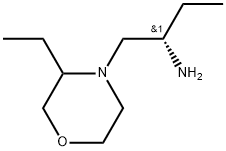 4-Morpholineethanamine, α,3-diethyl-, (αS)- Struktur