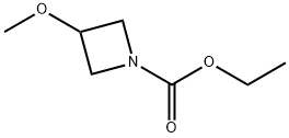 Ethyl3-methoxyazetidine-1-carboxylate Struktur