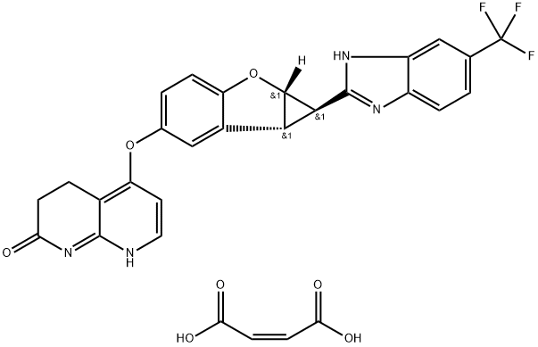 Lifirafenib maleate Struktur