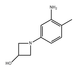 1-(3-amino-4-methylphenyl)azetidin-3-ol Struktur