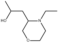 3-Morpholineethanol, 4-ethyl-α-methyl- Struktur