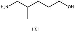 1-Pentanol, 5-amino-4-methyl-, hydrochloride (1:1) Struktur