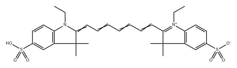 Cy7 (DiSO3, Di Et) Struktur