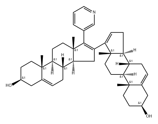 Abiraterone Dimer Impurity Struktur