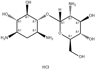 Paromamine trihydrochloride Struktur