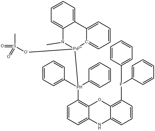 N-XantPhos Pd G4 Struktur