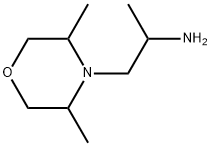 4-Morpholineethanamine, α,3,5-trimethyl- Struktur