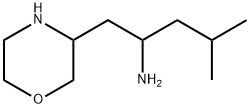 3-Morpholineethanamine, α-(2-methylpropyl)- Struktur