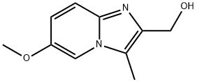 {6-methoxy-3-methylimidazo[1,2-a]pyridin-2-yl}methanol Struktur