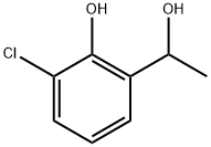 2-chloro-6-(1-hydroxyethyl)phenol Struktur