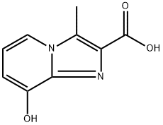 8-hydroxy-3-methylimidazo[1,2-a]pyridine-2-carboxylic acid Struktur