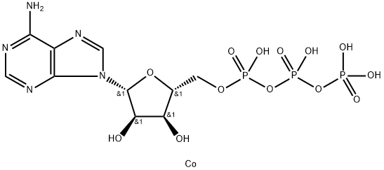 Adenosine 5'-(tetrahydrogen triphosphate), cobalt(2+) salt (1:1) (8CI,9CI) Struktur