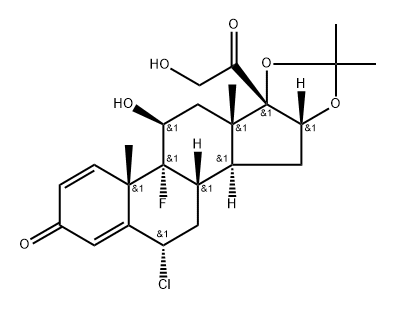 Fluocinolone Acetonide EP Impurity L Struktur