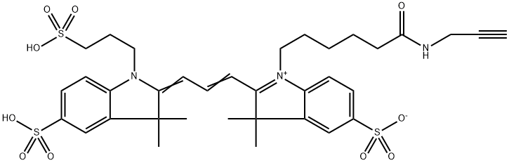 Trisulfo-Cy3-Alkyne Struktur