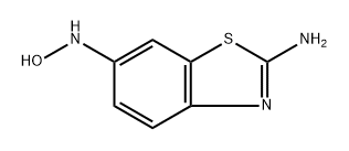 2,6-Benzothiazolediamine,N6-hydroxy-(9CI) Struktur