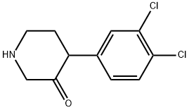 4-(3,4-dichlorophenyl)piperidin-3-one Struktur