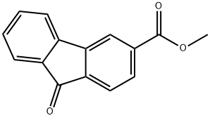 9H-Fluorene-3-carboxylic acid, 9-oxo-, methyl ester Struktur