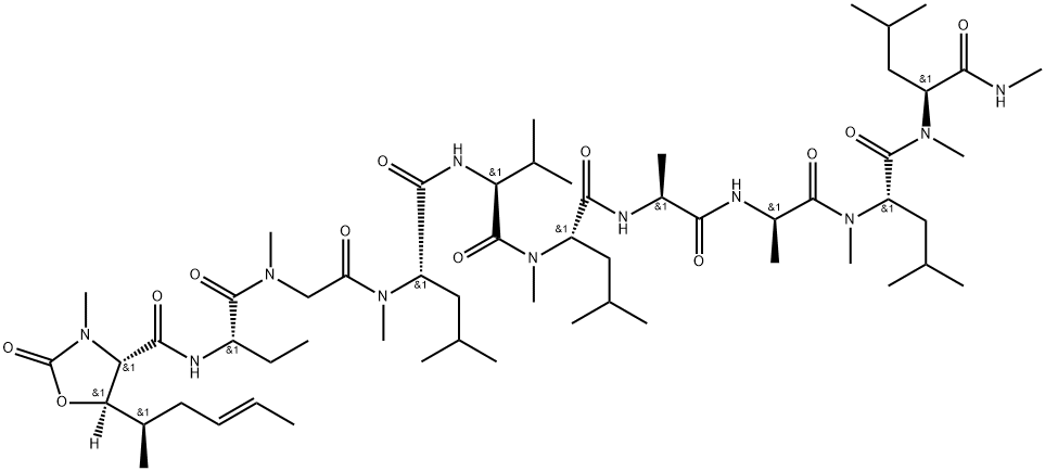 Cyclosporin Impurity 28 (005-95) Struktur