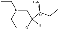 2-Morpholinemethanamine, α,4-diethyl-, (αR)- Struktur