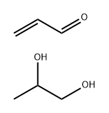 2-Propenal, polymer with 1,2-propanediol Struktur