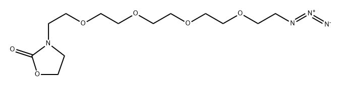 Azido-PEG4-oxazolidin-2-one Struktur