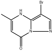 3-bromo-5-methyl-4H,7H-pyrazolo[1,5-a]pyrimidin-7-one Struktur