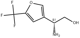 (R)-2-amino-2-(5-(trifluoromethyl)furan-3-yl)ethan-1-ol Struktur