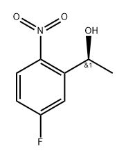 (S)-1-(5-氟-2-硝基苯基)乙烷-1-醇, 1932086-59-3, 結(jié)構(gòu)式