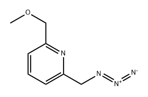 2-(Azidomethyl)-6-(methoxymethyl)-pyridine Struktur