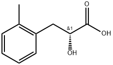 Benzenepropanoic acid, α-hydroxy-2-methyl-, (αR)- Struktur