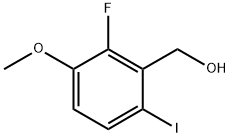 (2-Fluoro-6-iodo-3-methoxyphenyl)methanol Struktur