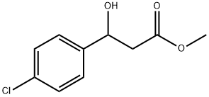 Benzenepropanoic acid, 4-chloro-β-hydroxy-, methyl ester Struktur