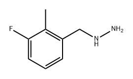 (3-fluoro-2-methylphenyl)methyl]hydrazine Struktur