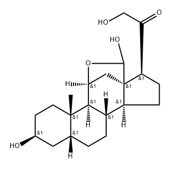 3BETA, 5BETA-TETRAHYDROALDOSTERONE Struktur