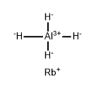 Aluminate(1-), tetrahydro-, rubidium, (T-4)- (9CI) Struktur