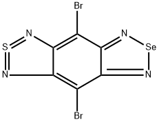 4,8-dibromo[1,2,5]selenadiazolo[3,4-f]benzo[c][1,2,5]thiadiazole Struktur