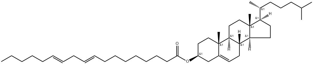 Cholest-5-en-3-ol (3β)-, (9E,12E)-9,12-octadecadienoate (9CI) Struktur