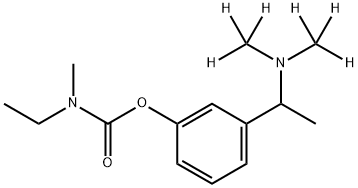 [2H6]- (±)-Rivastigmine Struktur