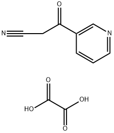 3-Oxo-3-(pyridin-3-yl)propanenitrile oxalate Struktur